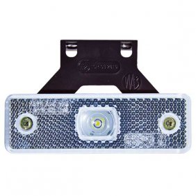 SWEDSTUFF Positionsljus LED vit med reflex