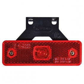 SWEDSTUFF Positionsljus LED röd med reflex