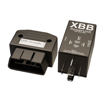 XBB Dongle & Poweunit för en smart, snabb och enkel koppling av extra belysning.