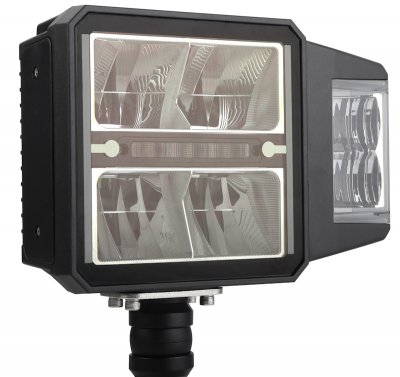 Huvudstrålkastare plogljus LED 48 w med automatisk avisning