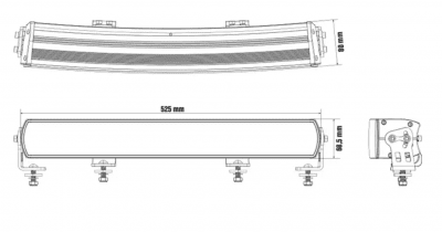 Optibeam Super Captain Dual CURVED 600